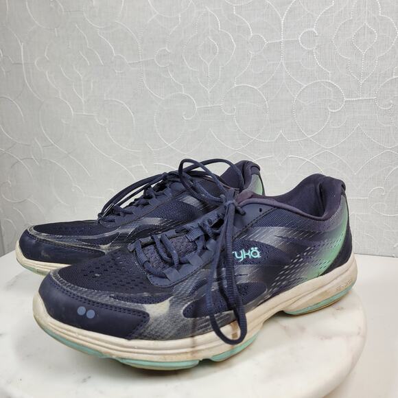 Ryka Devotion Plus 2 Womens Sneakers 11 Blue Lace Up Athletic Running Walking - Picture 11 of 13